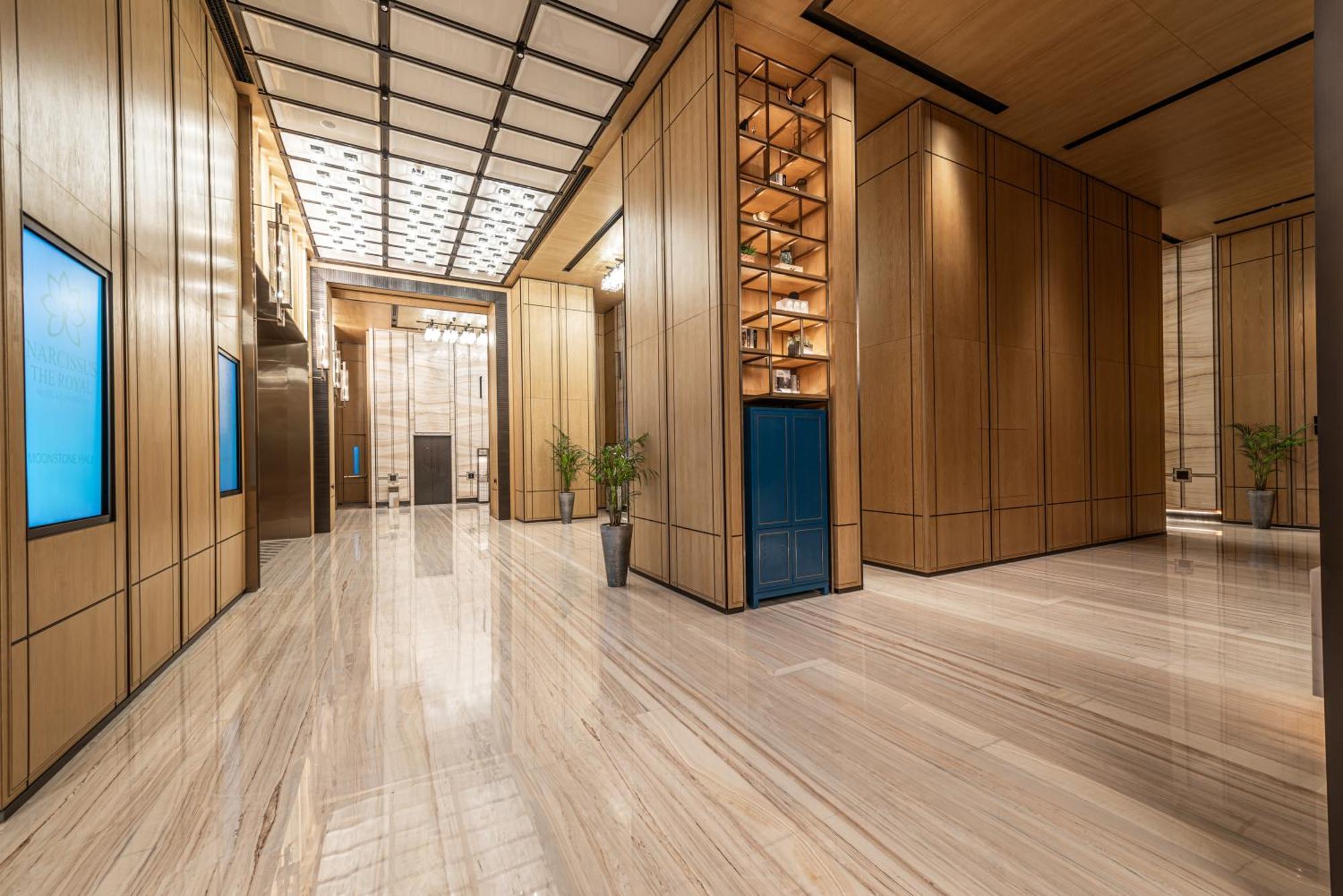 Narcissus The Royal Hotel Riyadh Exterior photo 3D rendering of a hotel lobby
